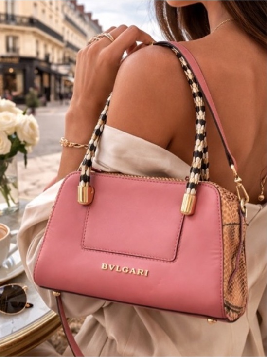 BVLGARI Handbags - Rare Bvlgari Serpenti Python Scaglie 2-way handbag